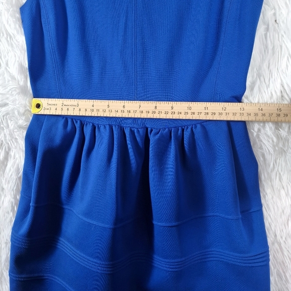 Madewell Dress Womens S Navy Blue Sleeveless Raw Edg Coastal Work Office Pockets - Picture 9 of 11